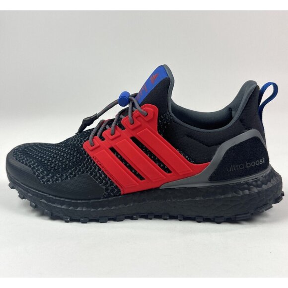 Adidas UltraBoost 1.0 ATR Black Red Blue Mens 6 / Womens 7 Running Shoes ID9641 - Picture 6 of 10